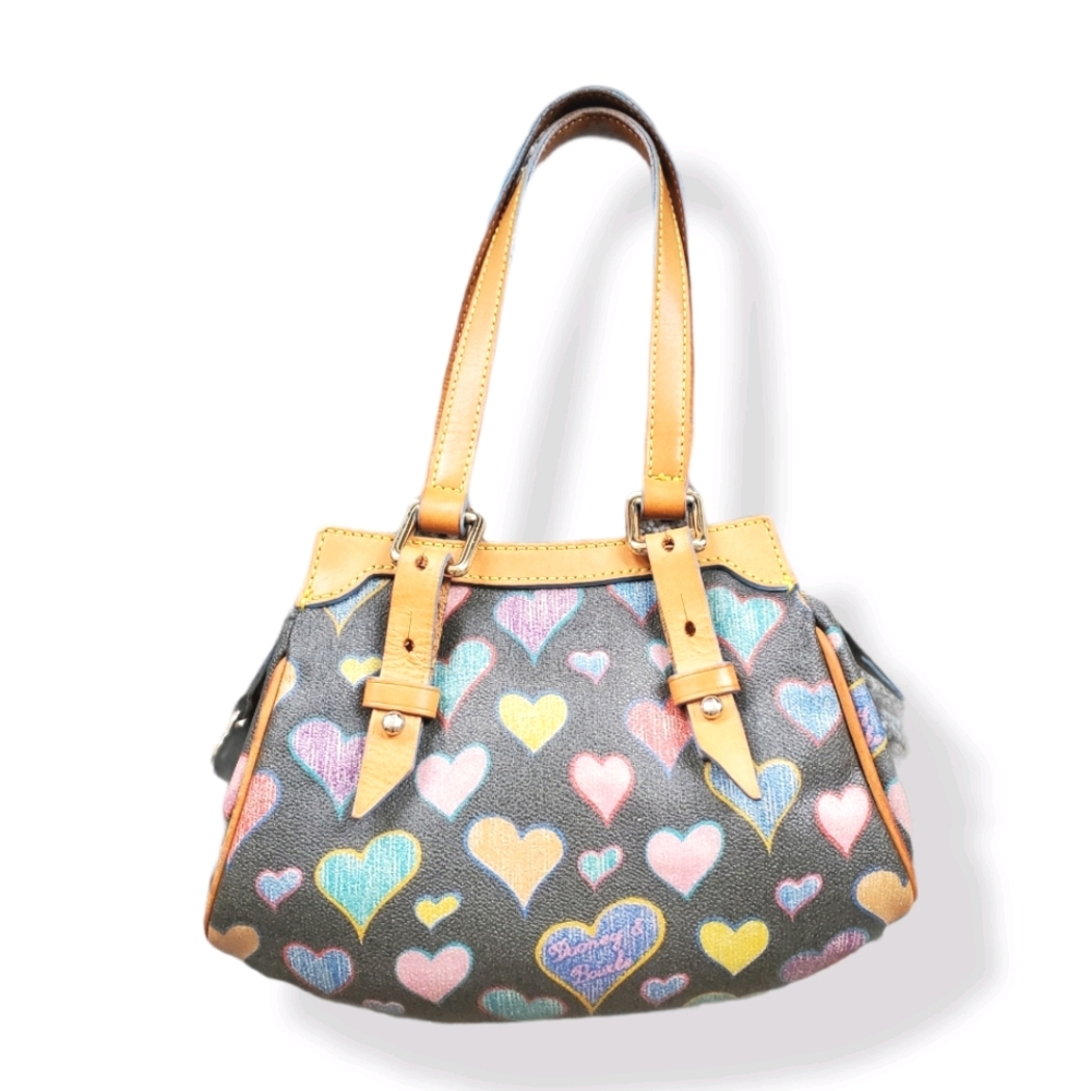 Dooney & Bourke Small Vinyl and Leather Bag